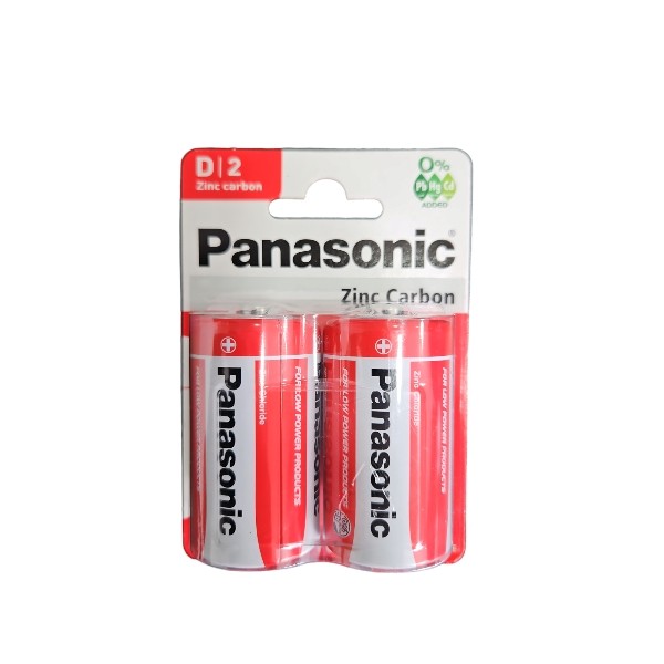Pile Panasonic Zinc carbon D R20 1,5V