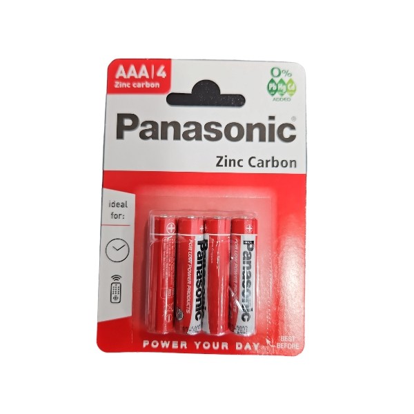 Pile Panasonic Zinc carbon AAA R03 1,5V