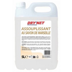 Assouplissant DRY'NET professionnel au savon de Marseille 5 L