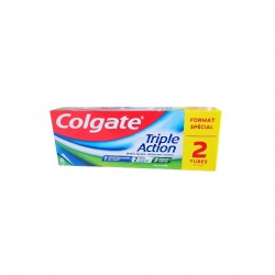 COLGATE DENTIFRICE TRIPLE ACTION ETUI 2 x 75ml