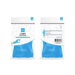 Gants RIMON multi usages latex naturel taille S X2