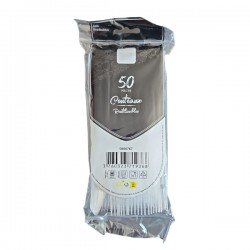 Couteaux RIMON plastique transparents réutilisables X50