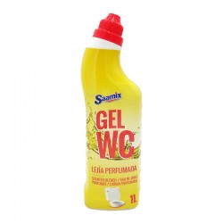 Gel WC SAAMIX à l'eau de javel parfumée 1 L 