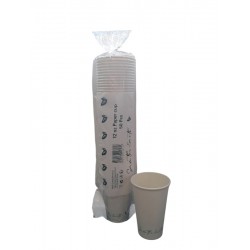 Gobelets carton blanc 12 oz 34 cl X50