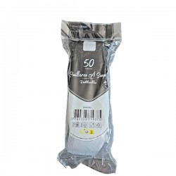 Cuillieres A Soupe  RIMON plastique transparents réutilisables X50